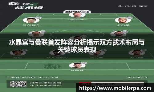 水晶宫与曼联首发阵容分析揭示双方战术布局与关键球员表现