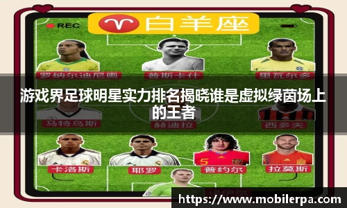 游戏界足球明星实力排名揭晓谁是虚拟绿茵场上的王者
